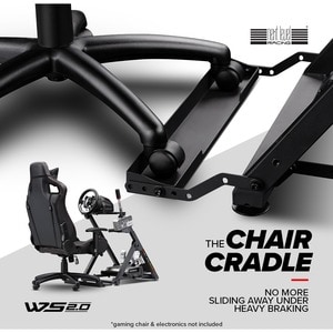 Next Level Racing Wheel Stand 2.0 Höhenverstellbar Racing-Lenkradständer - 150 kg TragfähigkeitDisplay Type Supported: - 7