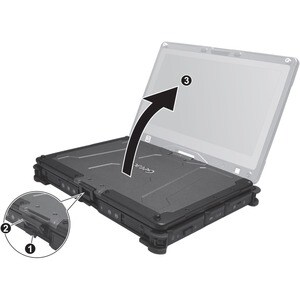 Notebook 2 in 1 Convertibile - Getac V110 V110 G7 Robusto 29,5 cm (11,6"") Touchscreen - Full HD - Intel Core i7 12° Gen i