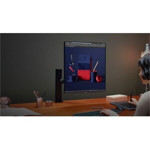 28in SDQHD DualUp Monitor with Ergo Stand