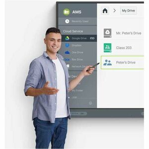 BenQ Board Pro RP8604 2184,40 mm 4K UHD LCD Collaboration Display - ARM - 8 GB - Touchscreen - 16:9 Seitenverhältnis - 384