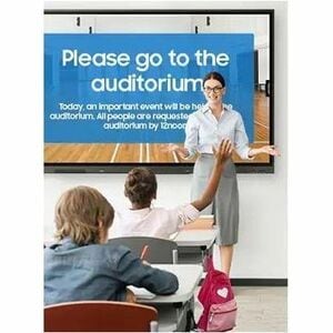 Samsung WA75D 4K UHD LCD Pantalla de colaboración - Infrarrojo (IrDA) - Pantalla Táctil - 3840 x 2160 - 400cd/m² - 1,200:1