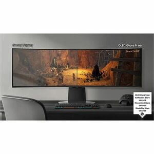 Samsung Odyssey OLED G9 S49DG954SU 49 Zoll Class Dual Quad HD (DQHD) Gekrümmter Bildschirm Smart-Gaming-OLED-Monitor - 32: