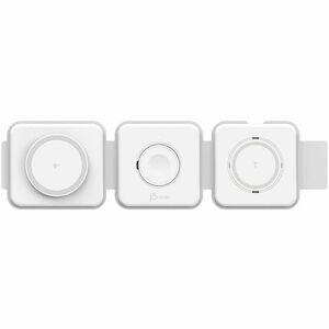 j5create JUPW3215W-N Induction Charger - White - 1 - For iPhone, Qi-enabled Device - Qi2 Certified, Magnetic, Fast Chargin