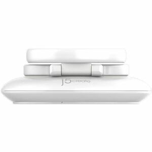 j5create JUPW3415 Induction Charger - White - For iPhone - Input connectors: USB - Magnetic, Foldable, Overheat Protection