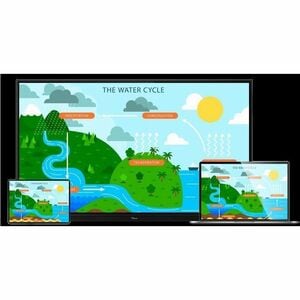 Optoma Creative Touch 3863RK Collaboration Display - 86" LCD Cortex A72 + A53 - 8 GB - Infrared (IrDA) - Touchscreen - 384