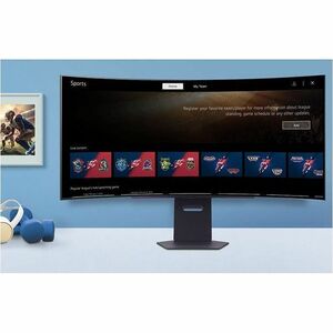 LG UltraGear 45GX90SA-B 45 Zoll Class UW-QHD Gekrümmter Bildschirm Gaming-OLED-Monitor - 21:9 Format - Schwarz - 113 cm (4
