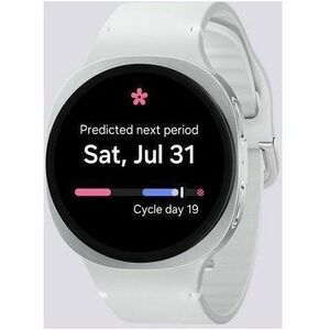Samsung Galaxy Watch8 SM-L320 Smart Watch - Silver Case Color - White Band Color - Armor Aluminum Case Material - Wireless