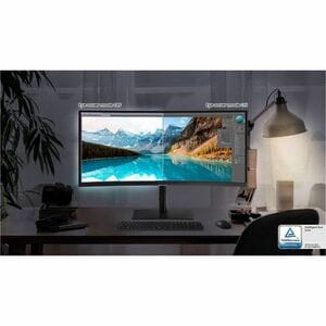 Samsung ViewFinity S6 S34C650VEE 34" Class Webcam UW-QHD Curved Screen LCD Monitor - 21:9 - Black - 34" Viewable - Vertica