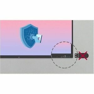 LG CreateBoard 86TR3DQ-B 2184.40mm 4K UHD LCD Pantalla de colaboración - ARM Cortex A73 + A53 - 8GB - Pantalla Táctil - 16