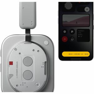 Nothing Headphone (1) Wired/Wireless Over-the-head, Over-the-ear Stereo Headset - Transparent, White - Binaural - Circumau