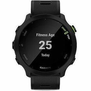 Garmin Forerunner 55 Smartwatch - 42 mm Case Height - 42 mm Case Width - Nero Colore della struttura - Silicone Band Mater
