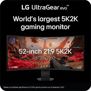 LG UltraGear 52G930B-B 52" Class 5K2K WUHD Curved Screen Gaming LCD Monitor - 21:9 - 131.1 cm (51.6") Viewable - Vertical 