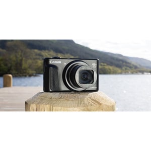 Canon PowerShot SX740 HS 20.3 Megapixel Compact Camera - Black - 1/2.3" Sensor - Autofocus - 7.6 cm (3")LCD - 40x Optical 