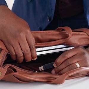 64GB PinStripe USB 3.2 Gen 1 Flash Drive - 5pk - Assorted - 64 GB - 5 Pk - Assorted