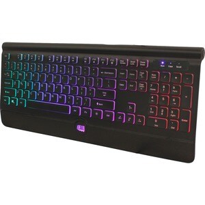 Adesso EasyTouch 137CB Illuminated Gaming Keyboard & Mouse Combo - USB Cable - 104 Key - English (US) - Black - USB Cable 