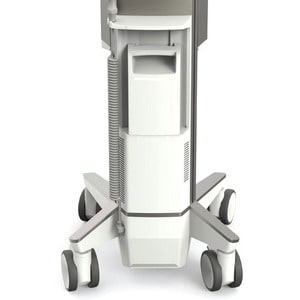 Ergotron CareFit Medical Cart - TAA Compliant - Push/Pull Handle - 17 kg Capacity - 4 Casters - 127 mm Caster Size - White