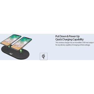Adesso AUH-1040 Induction Charger - 12 V DC Input - Overcharge Protection