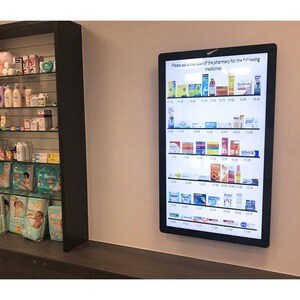 AllSee AO43H 43" LCD Digital Signage Display - 24 Hours/7 Days Operation - In-plane Switching (IPS) Technology - Touchscre