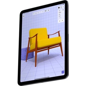Apple iPad Air (5th Generation) Tablet - 27,7 cm (10,9 Zoll) - Octa-Core) - 8 GB RAM - 256 GB - iPadOS 15 - Grau - Apple M