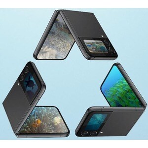 Samsung Galaxy Z Flip4 SM-F721U 256 GB Smartphone - 6.7" Flexible Folding Screen Dynamic AMOLED Full HD Plus 2640 x 1080 -