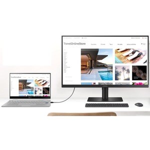 Samsung S24A400UJU 24" Class Full HD LCD Monitor - 16:9 - Black - 61 cm (24") Viewable - In-plane Switching (IPS) Technolo