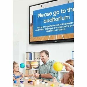 Samsung WA75D 4K UHD LCD Pantalla de colaboración - Infrarrojo (IrDA) - Pantalla Táctil - 3840 x 2160 - 400cd/m² - 1,200:1
