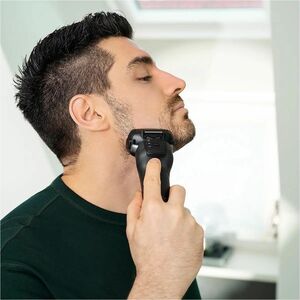 Panasonic ES-LV6U Shaver - Black - 5 x Stainless Steel Blades - 0.83 Hour Maximum Battery Run Time - 1 Hour Maximum Batter