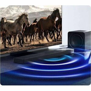 Samsung HW-QS700F 3.1.2 Bluetooth Smart Sound Bar Speaker - 345 W RMS - Google Assistant, Alexa Supported - Titan Black - 