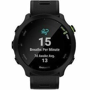 Garmin Forerunner 55 Smartwatch - 42 mm Case Height - 42 mm Case Width - Nero Colore della struttura - Silicone Band Mater