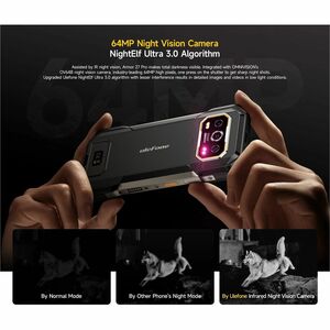 Ulefone Armor 27 Pro 256 GB Rugged Smartphone - 17.2 cm (6.8") LCD Full HD Plus 1080 x 2460 - Octa-core (Cortex A76Dual-co
