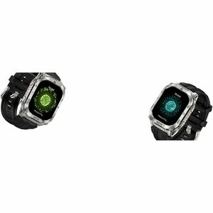 Kospet TANK M4C Smart Watch - Square Case Shape - Silver Body Color - Stainless Steel, Zinc Alloy Case Material - Silicone