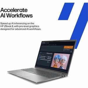 HP ZBook 8 G1i 16 Intel U7-255U 16in Touch WUXGA (1920x1200) RAM 16GB(1x16GB) DDR5 5600 512GB PCIe NVMe SSD IR Web Cam Fin