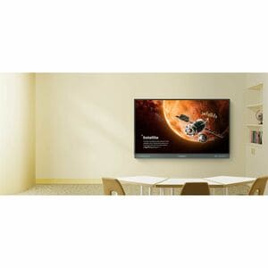 BenQ Board Pro RP6505 1651 mm 4K UHD LCD Collaboration Display - ARM Cortex A78 + A55 - 16 GB - Ultra Precision Infrared -