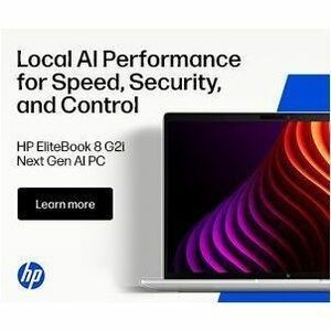 HP EliteBook 8 G2i 35.6 cm (14") Copilot+ PC Notebook - WUXGA - Intel Core Ultra 5 Series 3 325 - 16 GB - 512 GB SSD - Sma