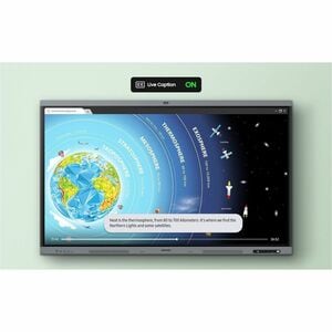 Samsung WA86FX-P 2184.40 mm 4K UHD LCD Collaboration Display - Infrared (IrDA) - Touchscreen - 3840 x 2160 - 450 cd/m² - 1