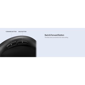 Adesso Tru-Form Wireless Ergo Mini Keyboard & Mouse - USB Membrane Wireless RF Keyboard - 87 Key - English (US) - Black - 