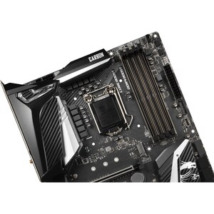 MSI MPG Z390 GAMING PRO CARBON Desktop Motherboard - Intel Z390 Chipset - Socket H4 LGA-1151 - Intel Optane Memory Ready -