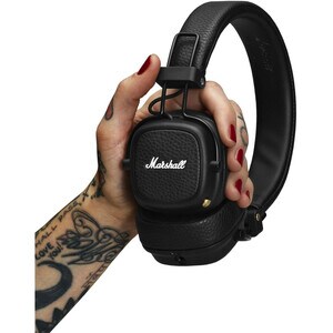 Marshall Major III Com fios/sem fios Headset, Na orelha Estéreo Fone de ouvido - Preto - Binaural - Circum-auditivo - 1000