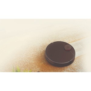 MI Vacuum-Mop P STYJ02YM Robot Vacuum/Mop - Black - 550 mL Dust Capacity - 200 mL Water Tank Capacity - Turbo Brush - Marb