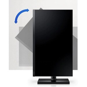 Samsung F24T450FQR 24" Class Full HD Gaming LCD Monitor - 16:9 - Black - 61 cm (24") Viewable - In-plane Switching (IPS) T