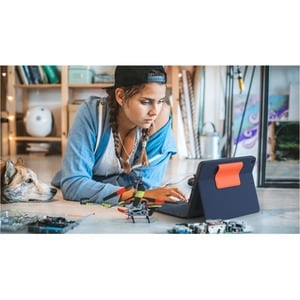 Logitech Rugged Combo 3 Touch Rugged Keyboard/Cover Case Apple iPad (7th Generation), iPad (8th Generation) Tablet - Class