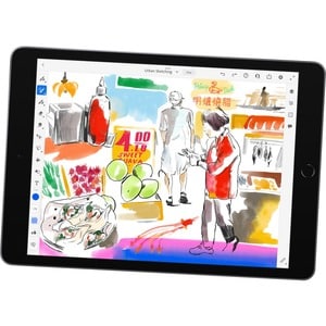 Apple iPad . Bildschirmdiagonale: 25,9 cm (10.2 Zoll), Display-Auflösung: 2160 x 1620 Pixel, Bildschirmtechnologie: LED. I