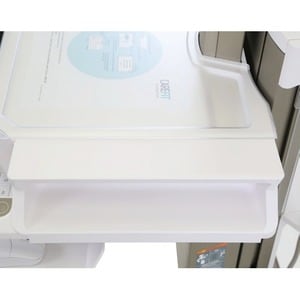Carrello medico Ergotron CareFit - TAA Conforme - Premi/Tira Maniglia - 17 kg Capacità - 4 Casters - 127 mm Dimensione rot