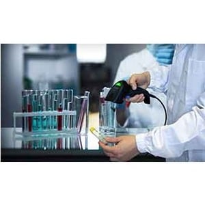 Handheld Barcode Scanner - Cable Connectivity - Black - Base Station/Charger - 510.54 mm Scan Distance - 1D, 2D - LED - Im