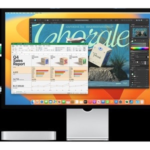 Mac Mini - Silver - M2 (8-core CPU / 10-core GPU) - 8GB unified memory - 512GB SSD - 1 Gigabit Ethernet (Keyboard and Mous