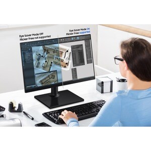 Samsung F24T450FZU 24" Class Full HD LCD Monitor - 16:9 - Black - 60.5 cm (23.8") Viewable - In-plane Switching (IPS) Tech