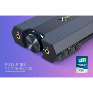 Sound Blaster Sound BlasterX G6 External Sound Box - 32 bit DAC Data Width - 7.1 Sound Channels - External - Micro USB - 4