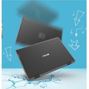 Asus BR1100F BR1100F-C41XA-3Y 29.5 cm (11.6") Touchscreen Rugged Convertible 2 in 1 Notebook - HD - Intel Celeron N4500 - 