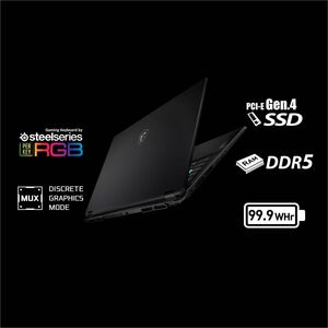MSI Stealth A18 AI+ Stealth A18 AI+ A3XWJG-006US 18" Copilot+ PC Gaming Notebook - UHD+ - 120 Hz - AMD Ryzen AI 9 HX 370 -