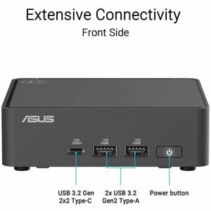 Asus NUC 15 Pro RNUC15CRKV70000U Barebone System - Mini PC - Intel Core Ultra 7 265H - Intel Chip - 96 GB DDR5 SDRAM Maxim